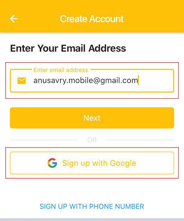 How do I register for a Anusavry account
